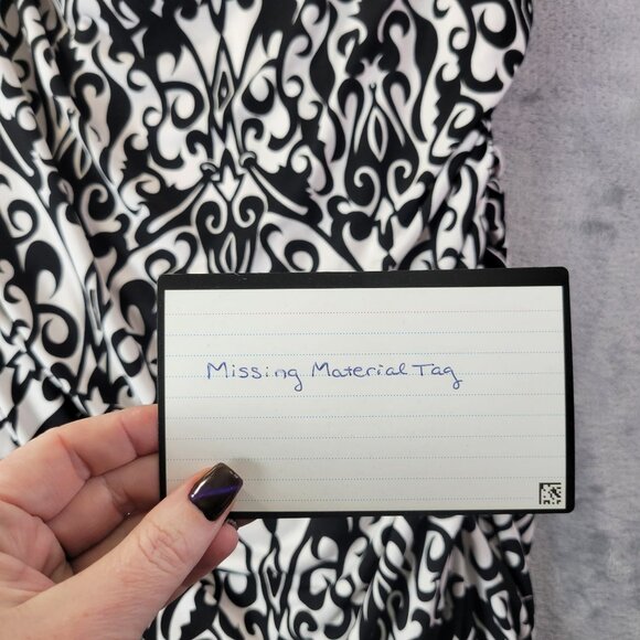 Cato Woman Plus 18W Black White Sheath Dress Ruched Stretch Sleeveless Cocktail - Picture 3 of 11